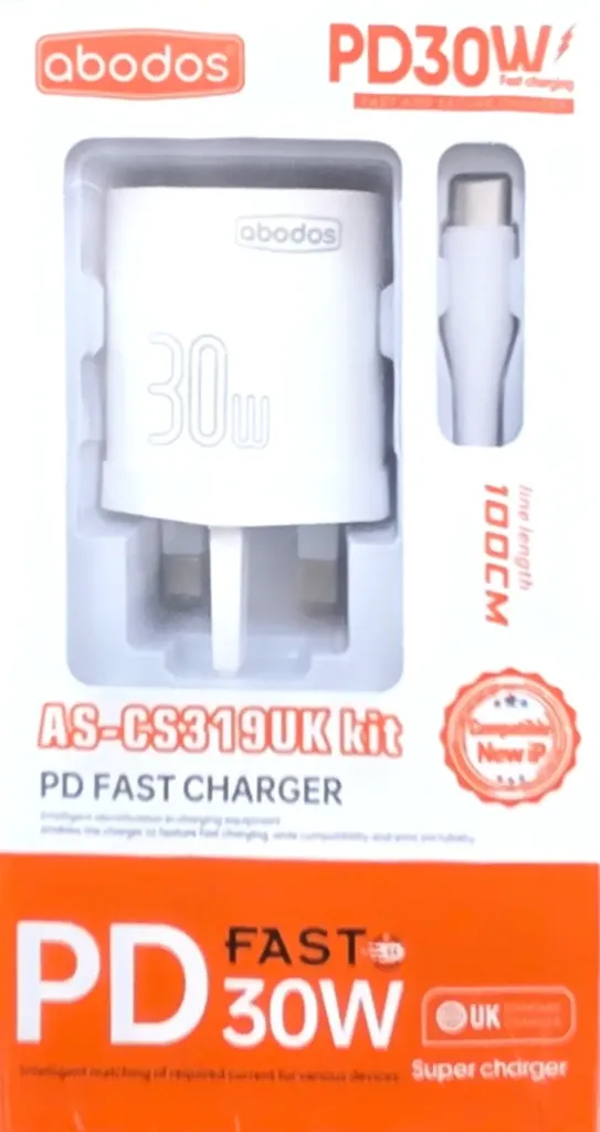 Abodos PD Fast Charger 30W