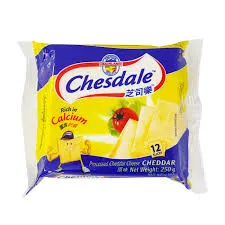 [MM-0068] Cheddar Cheese Slice 12s
