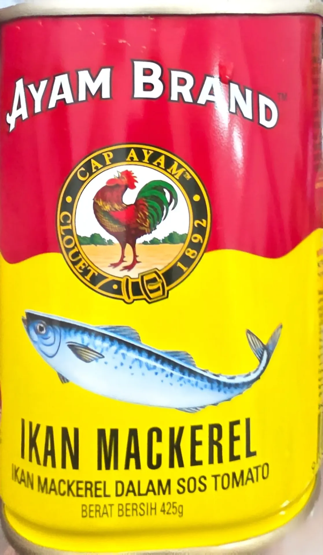 [Shuba Spices] Ayam Brand Ikan Mackerel 425g