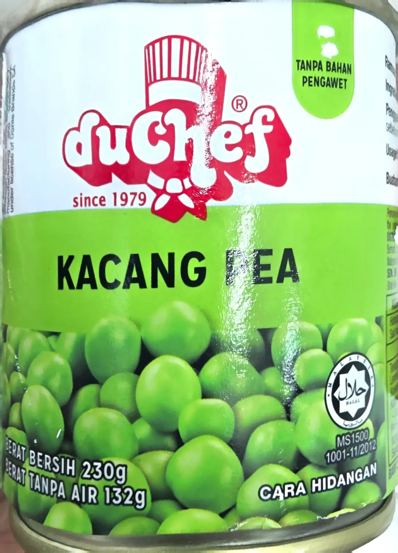 Duchef Kacang Pea 135g